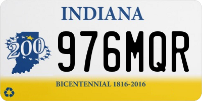 IN license plate 976MQR