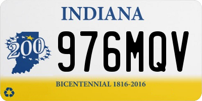 IN license plate 976MQV