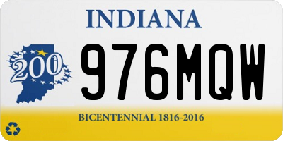IN license plate 976MQW