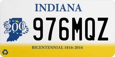 IN license plate 976MQZ