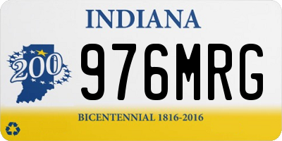 IN license plate 976MRG