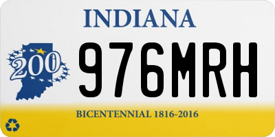 IN license plate 976MRH