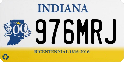 IN license plate 976MRJ