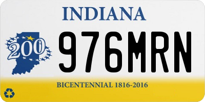 IN license plate 976MRN