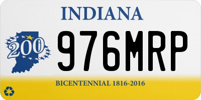IN license plate 976MRP