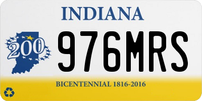IN license plate 976MRS