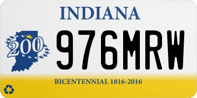 IN license plate 976MRW