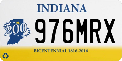 IN license plate 976MRX