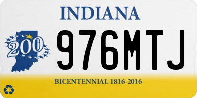 IN license plate 976MTJ