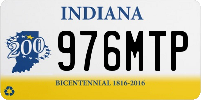 IN license plate 976MTP