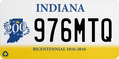 IN license plate 976MTQ