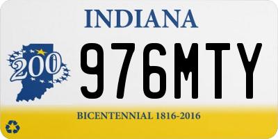 IN license plate 976MTY