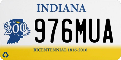 IN license plate 976MUA