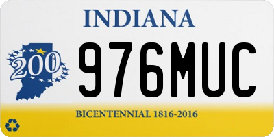 IN license plate 976MUC