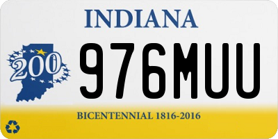 IN license plate 976MUU