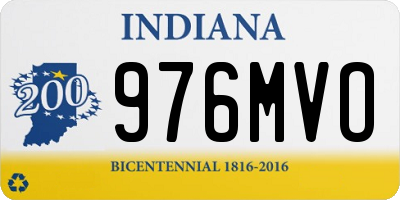 IN license plate 976MVO
