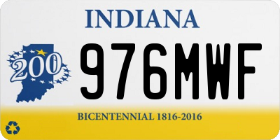 IN license plate 976MWF