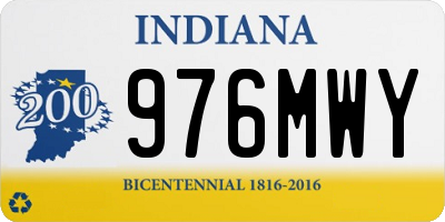 IN license plate 976MWY