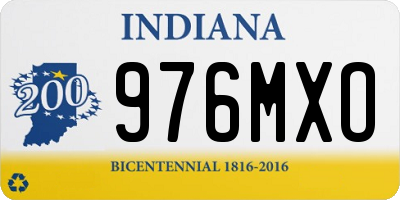 IN license plate 976MXO