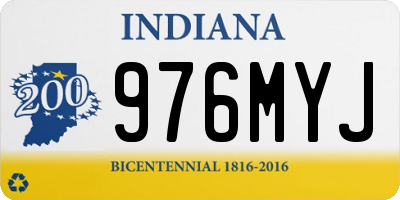IN license plate 976MYJ