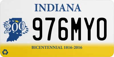 IN license plate 976MYO