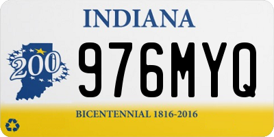 IN license plate 976MYQ