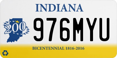 IN license plate 976MYU