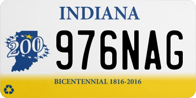 IN license plate 976NAG