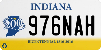 IN license plate 976NAH