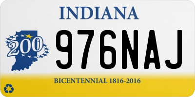 IN license plate 976NAJ