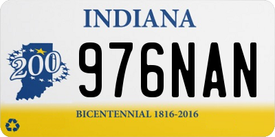 IN license plate 976NAN