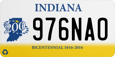 IN license plate 976NAO
