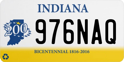 IN license plate 976NAQ