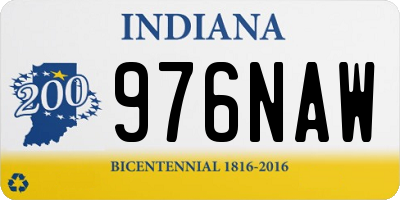 IN license plate 976NAW