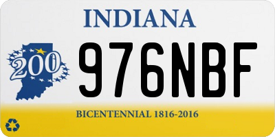 IN license plate 976NBF