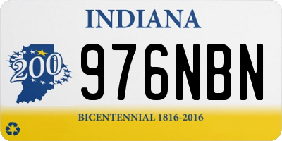 IN license plate 976NBN