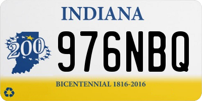 IN license plate 976NBQ