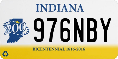 IN license plate 976NBY