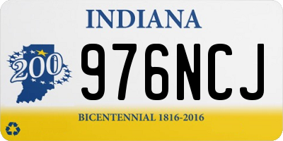 IN license plate 976NCJ