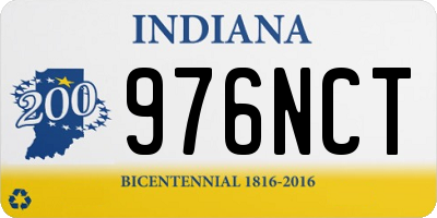 IN license plate 976NCT