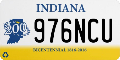 IN license plate 976NCU