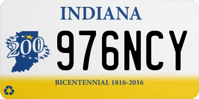 IN license plate 976NCY