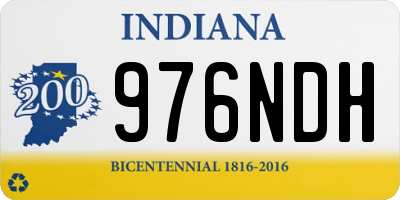 IN license plate 976NDH