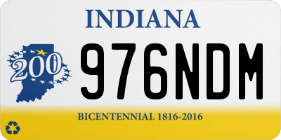IN license plate 976NDM