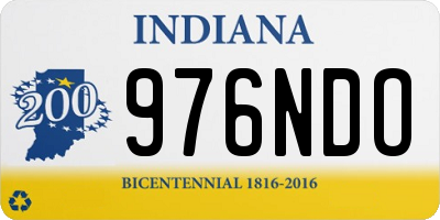 IN license plate 976NDO