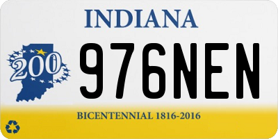 IN license plate 976NEN