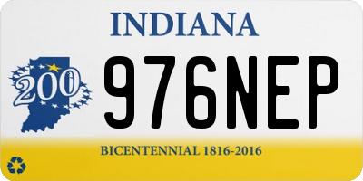 IN license plate 976NEP