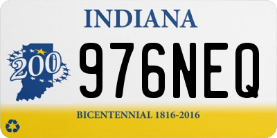 IN license plate 976NEQ