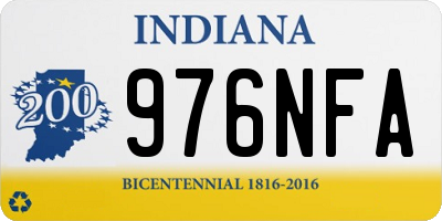 IN license plate 976NFA