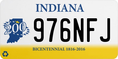 IN license plate 976NFJ